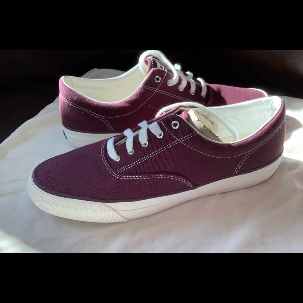 Keds new Burgundy shoes.